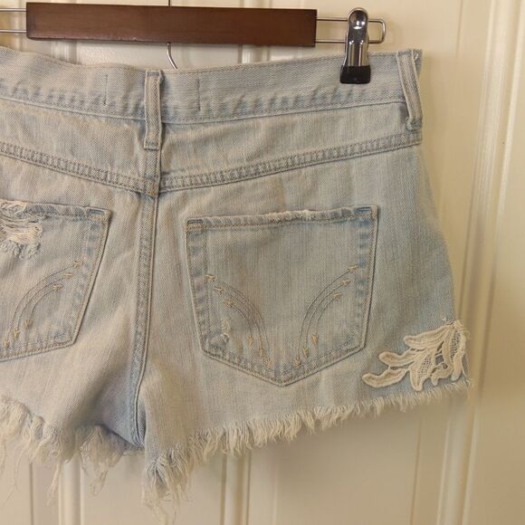 Hollister short short high-rise destroyed five pocket booty shorts - Picture 14 of 16